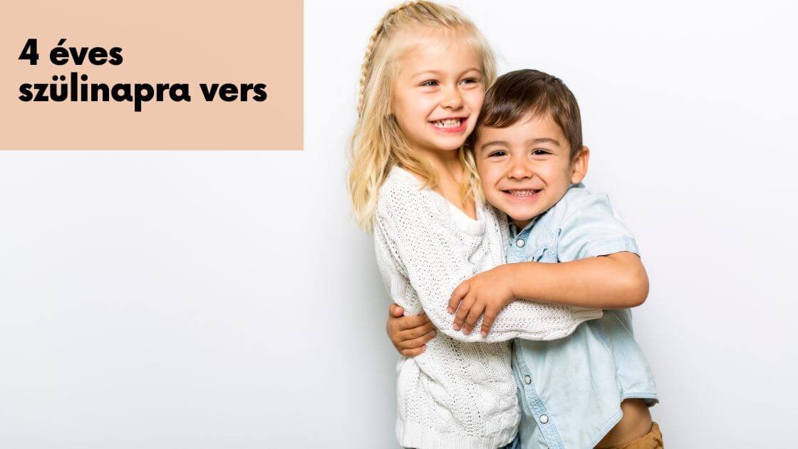 4 éves szülinapra vers